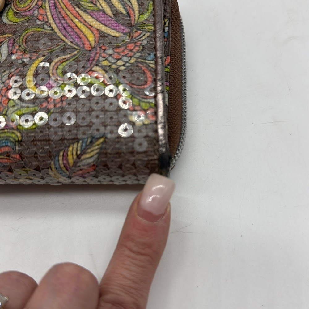 Sakroots Sparkly Sequins Small Mulitcolor Wallet - Picture 8 of 10